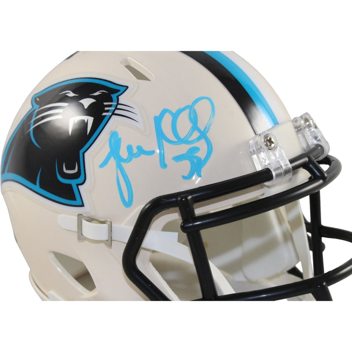 Luke Kuechly Autographed Carolina Panthers Retro Mini Helmet Beckett WIT 56897