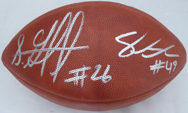 Shaquem Shaquill Griffin Auto Official NFL Leather Football Seahawks MCS Holo