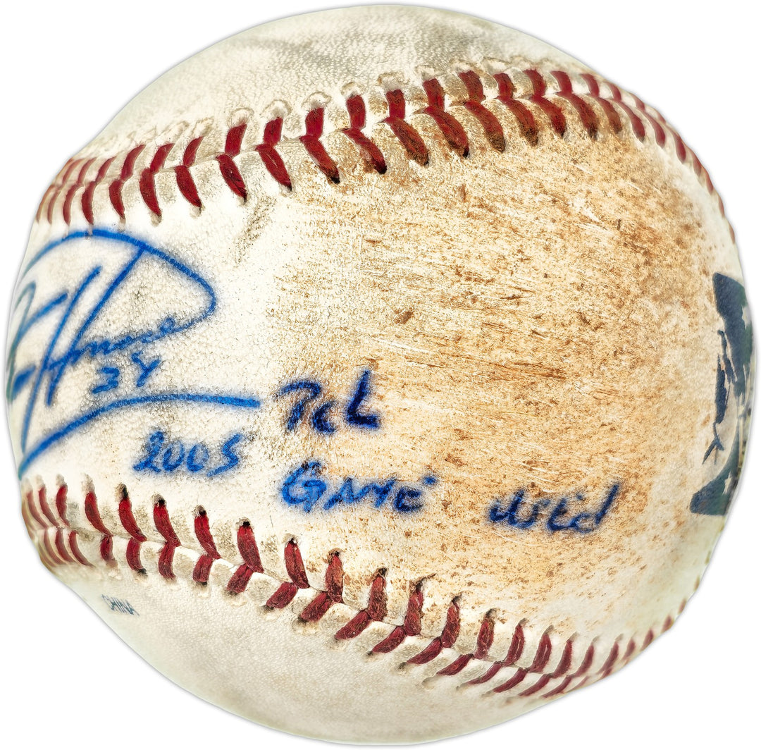 Felix Hernandez Auto 05 Pacific Coast League Game Used Baseball Mariners PSA/DNA