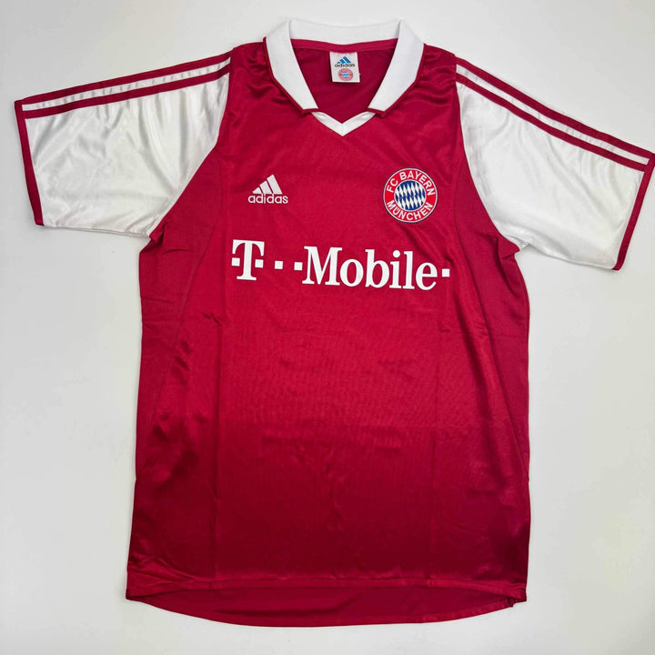 Autographed/Signed Michael Ballack FC Bayern Munich Red Jersey Beckett BAS COA
