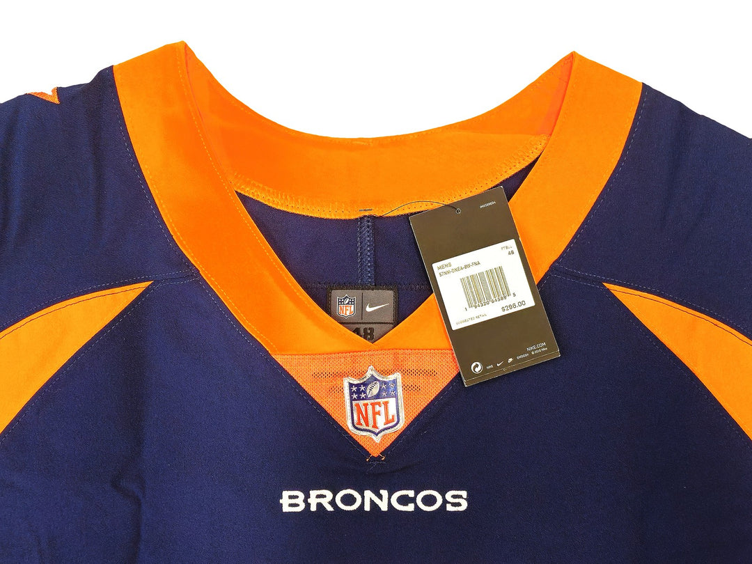 Broncos Russell Wilson Auto Signed Blue Nike Elite Jersey Size 48 Fanatics Holo