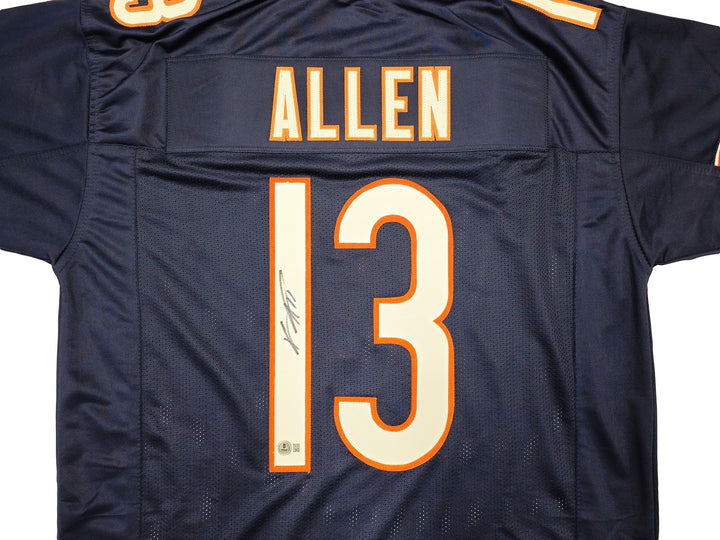 Chicago Bears Keenan Allen Signed Blue Jersey Beckett Witness