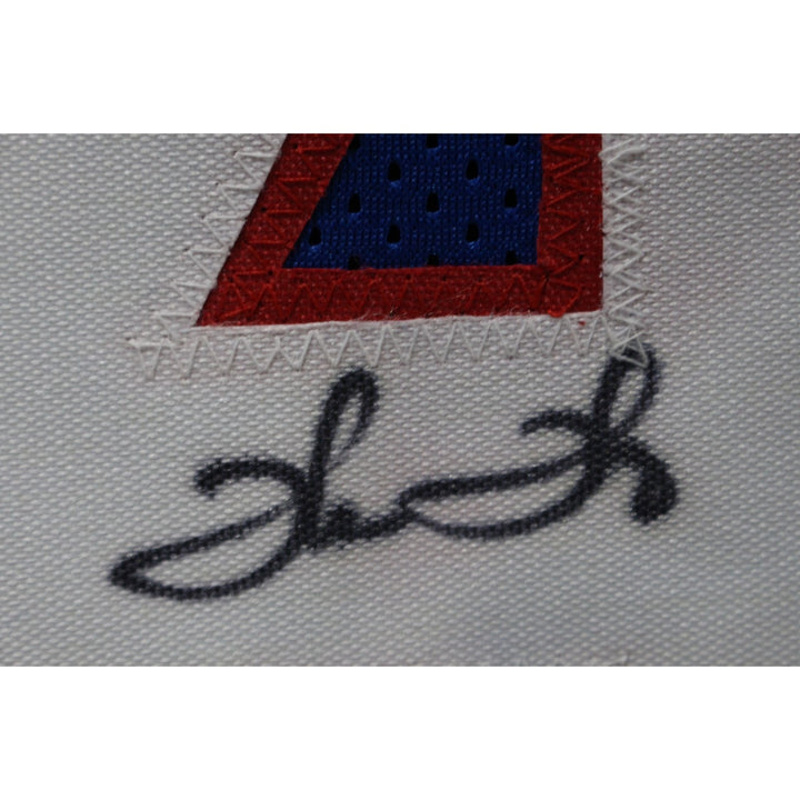 Jim Kelly Thurman Thomas Andre Reed Signed Pro Style XL Blue Jersey BAS W 53721
