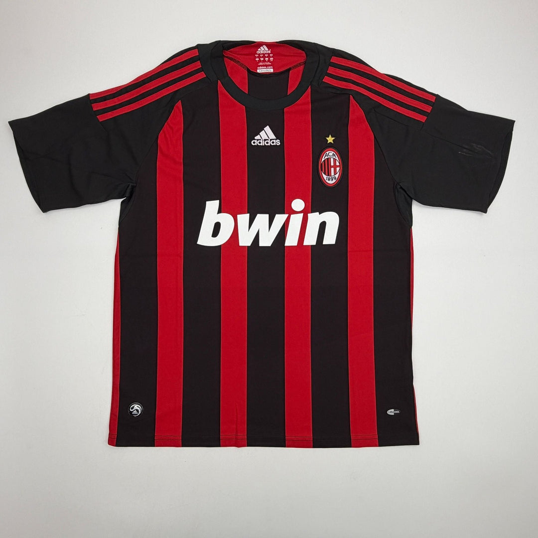Autographed/Signed Ricardo Kaka AC Milan Black/WHite Jersey Beckett BAS COA