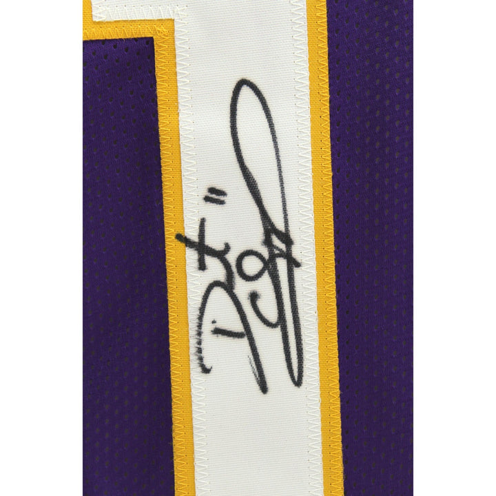 Dante Culpepper Autographed Minnesota Vikings Purple Jersey BAS COA Signed