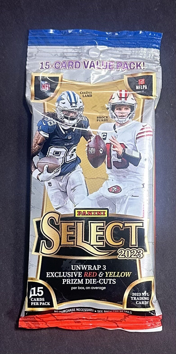 2023 Select Football Value Pack Factory Sealed Box 12 Packs 15 Cards Per Pack