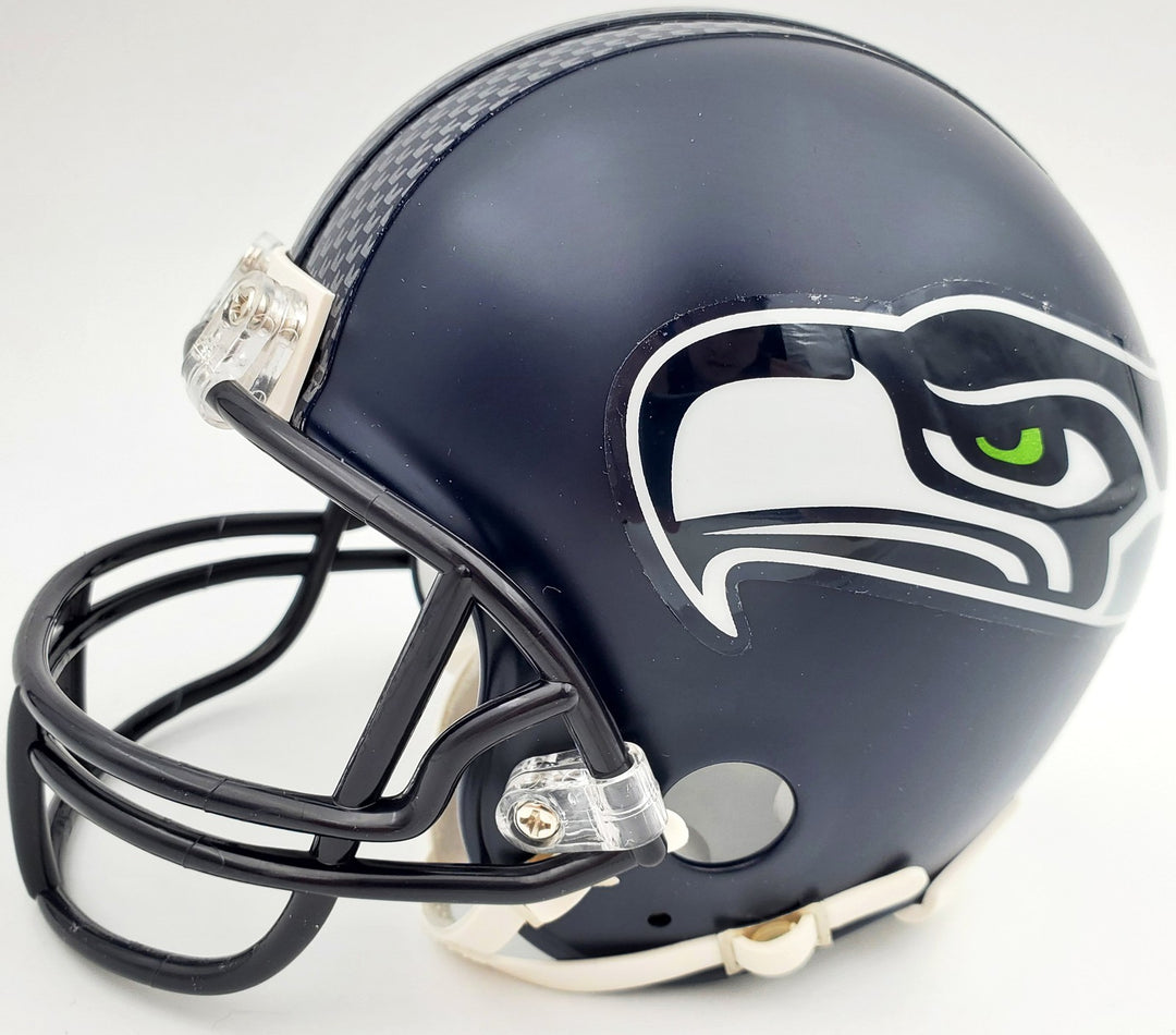 Tyler Lockett Autographed Signed Seattle Seahawks Mini Helmet In Green MCS Holo
