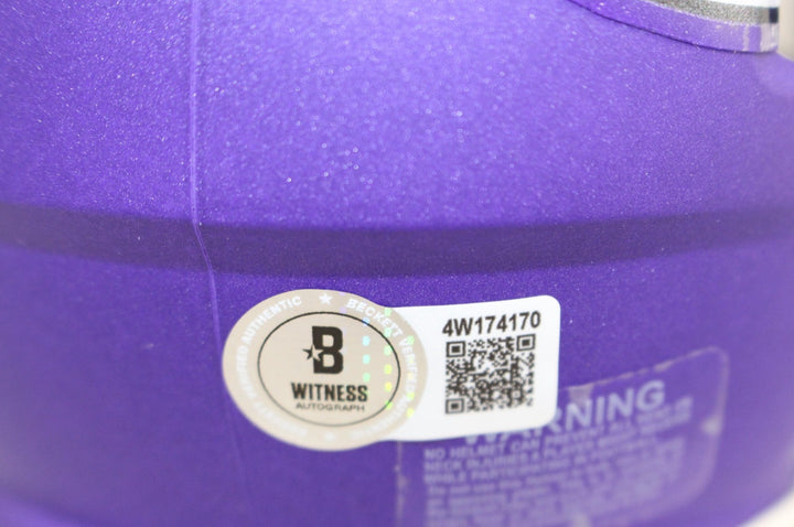 Blake Cashman Autographed Minnesota Vikings Mini Helmet Skol Beckett 52798