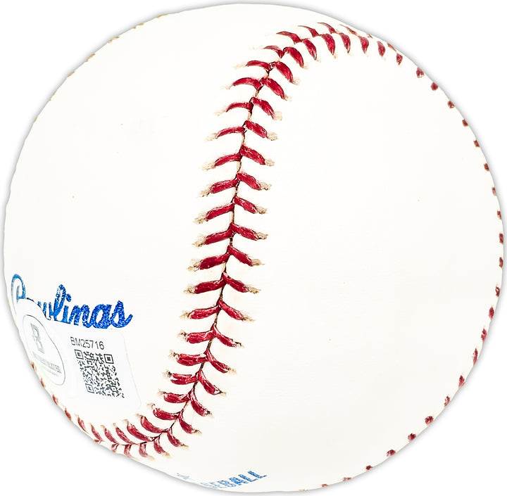 John "Zeke" Bella Signed MLB Baseball New York Yankees Beckett #BM25716