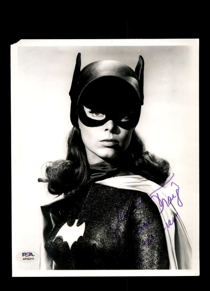 Yvonne Craig PSA DNA Signed 8x10 Photo Autograph Bat Girl