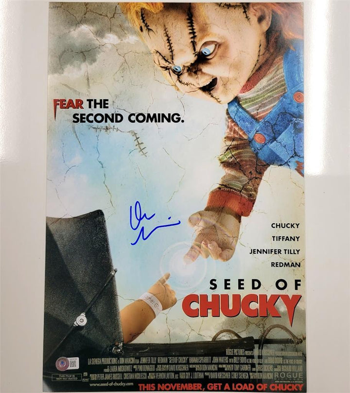 Don Mancini signed Child's Play 12x18 photo poster autograph (A) ~ Beckett BAS
