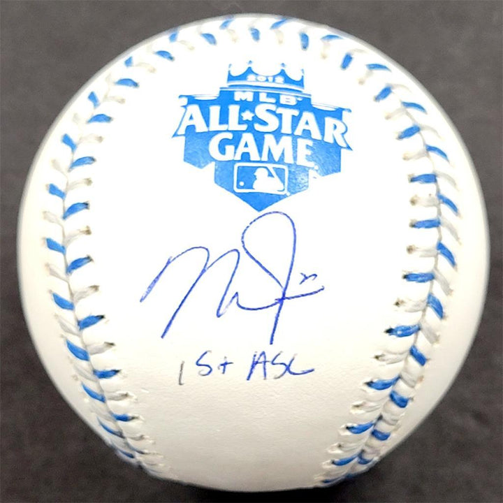 Mike Trout "1st ASG" signed 2012 All-Star Baseball autograph ~ MLB Holo