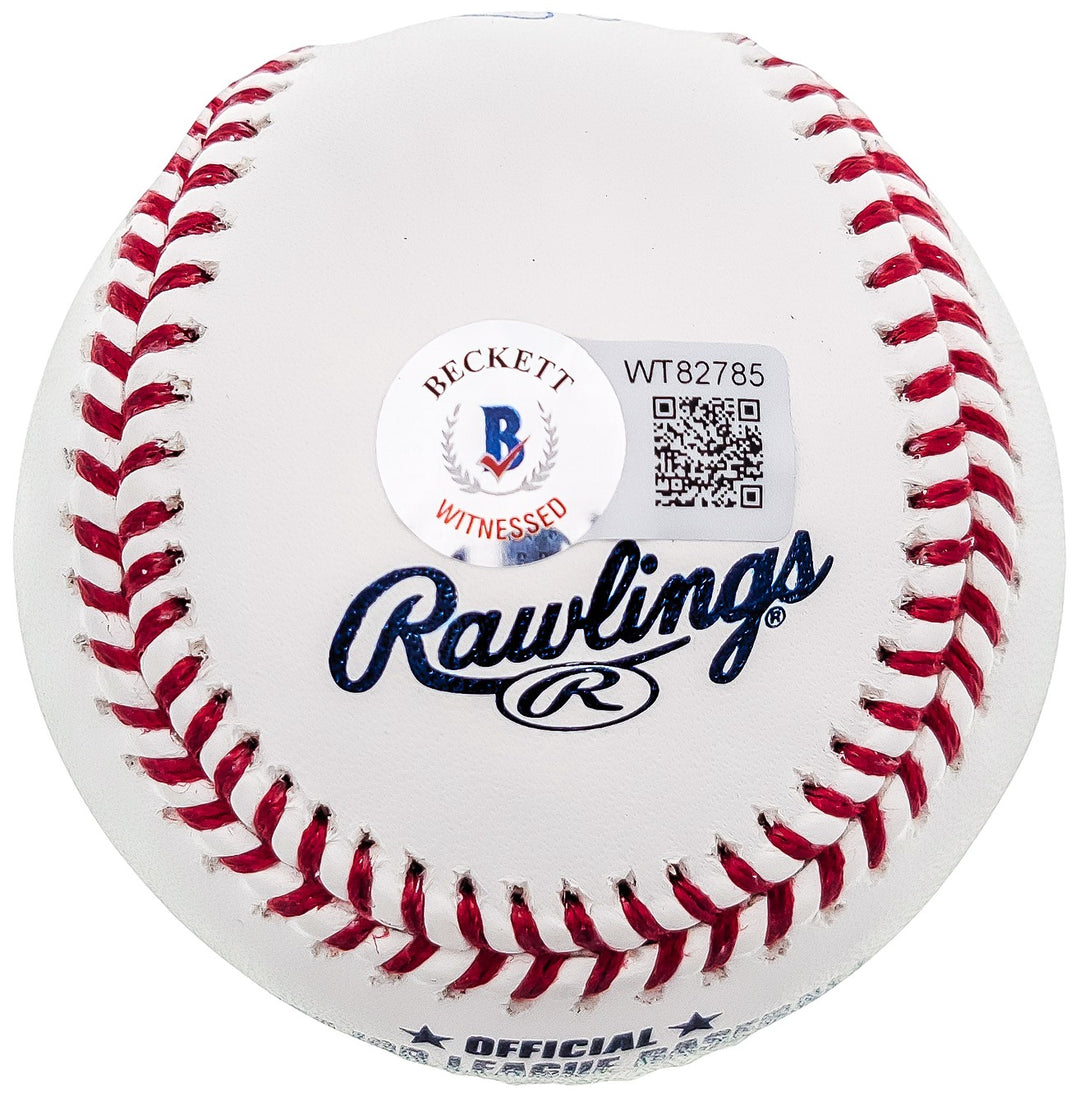 Andre Dawson Signed MLB Baseball Montreal Expos "HOF 2010" Beckett