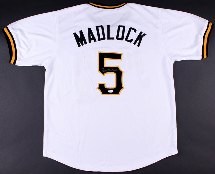 BILL MADLOCK AUTOGRAPHED PITTSBURGH PIRATES JERSEY w/ JSA WITNESS PROTECTION COA