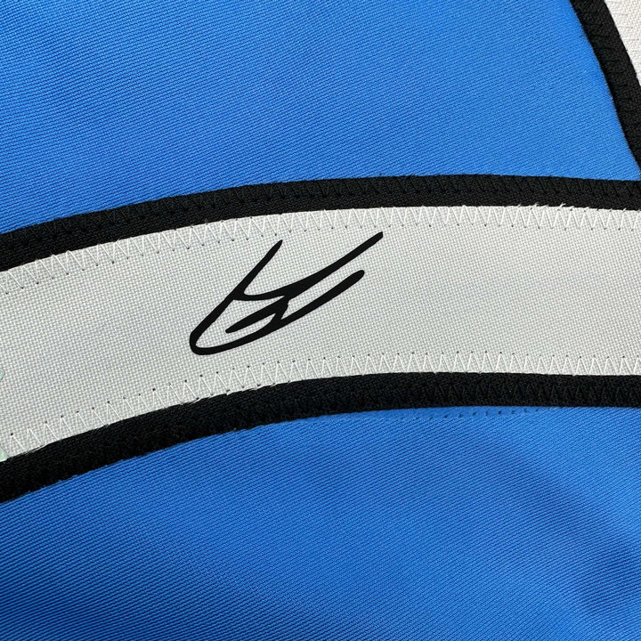 Facsimile Autographed Kevin De Bruyne Manchester City Blue Reprint Jersey XL