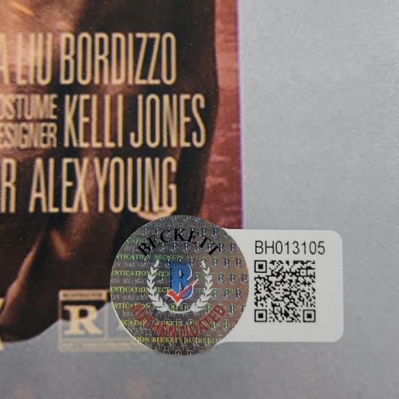 Jamie Foxx Meagan Good signed Day Shift 11x14 Photo full autograph ~ BAS Holo