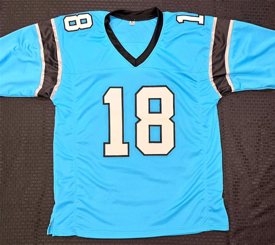 Jalen Coker signed Carolina Panthers Jersey autograph ~ Beckett BAS