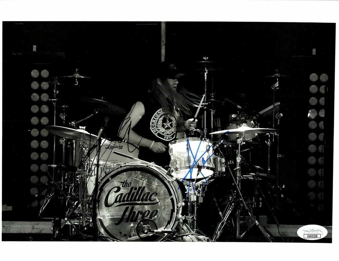 Cadillac Three signed 8.5x11 photo JSA Autographed Southern rock