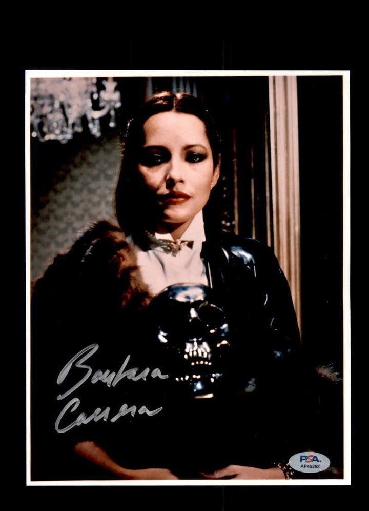Barbara Carrera PSA DNA Signed 8x10 Photo Autograph James Bond