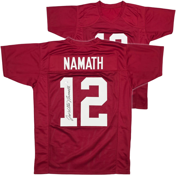 Alabama Crimson Tide Joe Namath Signed Maroon Jersey "Willie" PSA/DNA