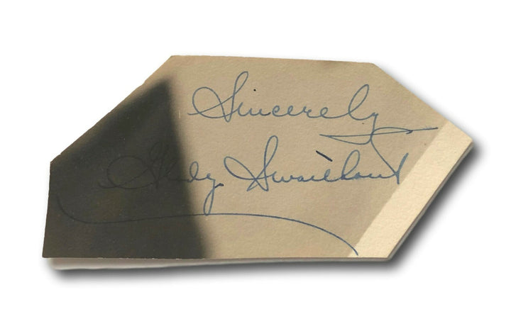 Gladys Swarthout Hand Signed Page Cut JSA COA Autograph Actress Singer