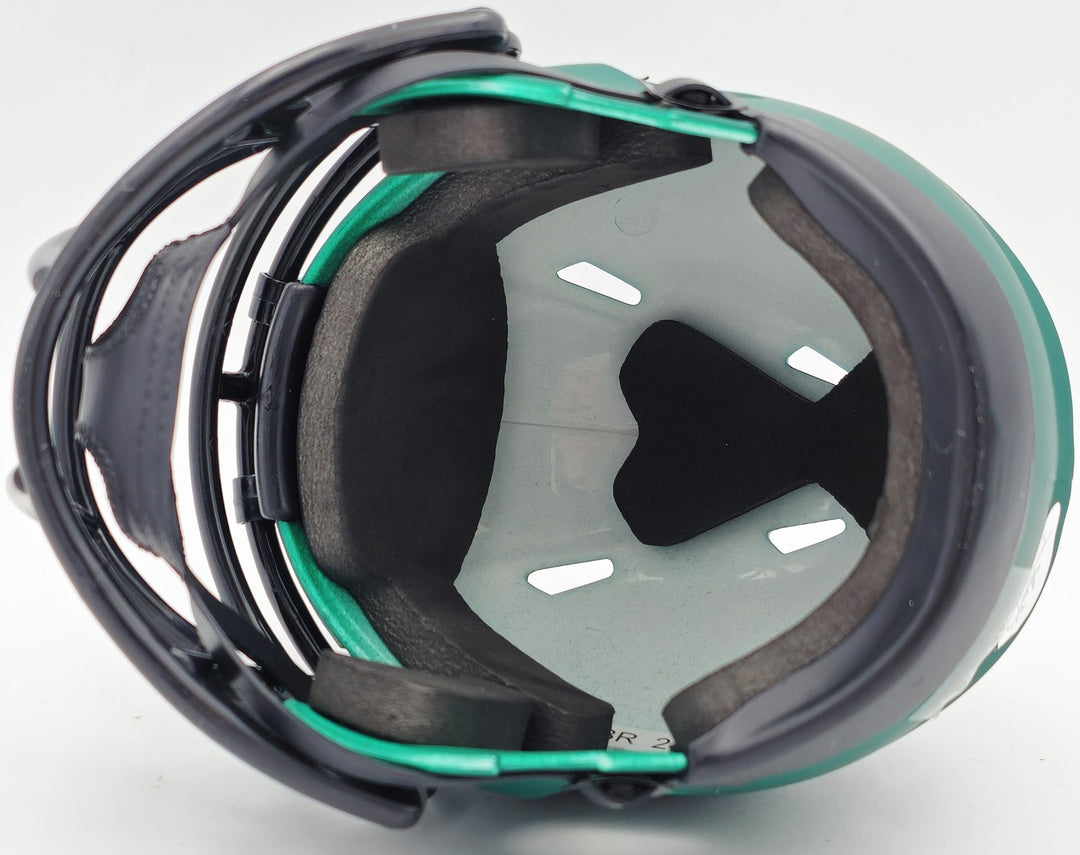 Brandon Graham Signed Philadelphia Eagles Rave Green Speed Mini Helmet JSA