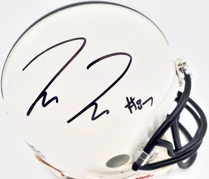 Pat Freiermuth Signed Penn State Nittany Lions White Mini Helmet Beckett