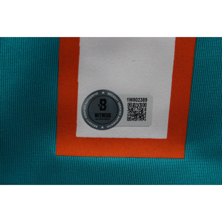 Tyreek Hill Autographed Miami Dolphins Aqua Nike Jersey Beckett 44969