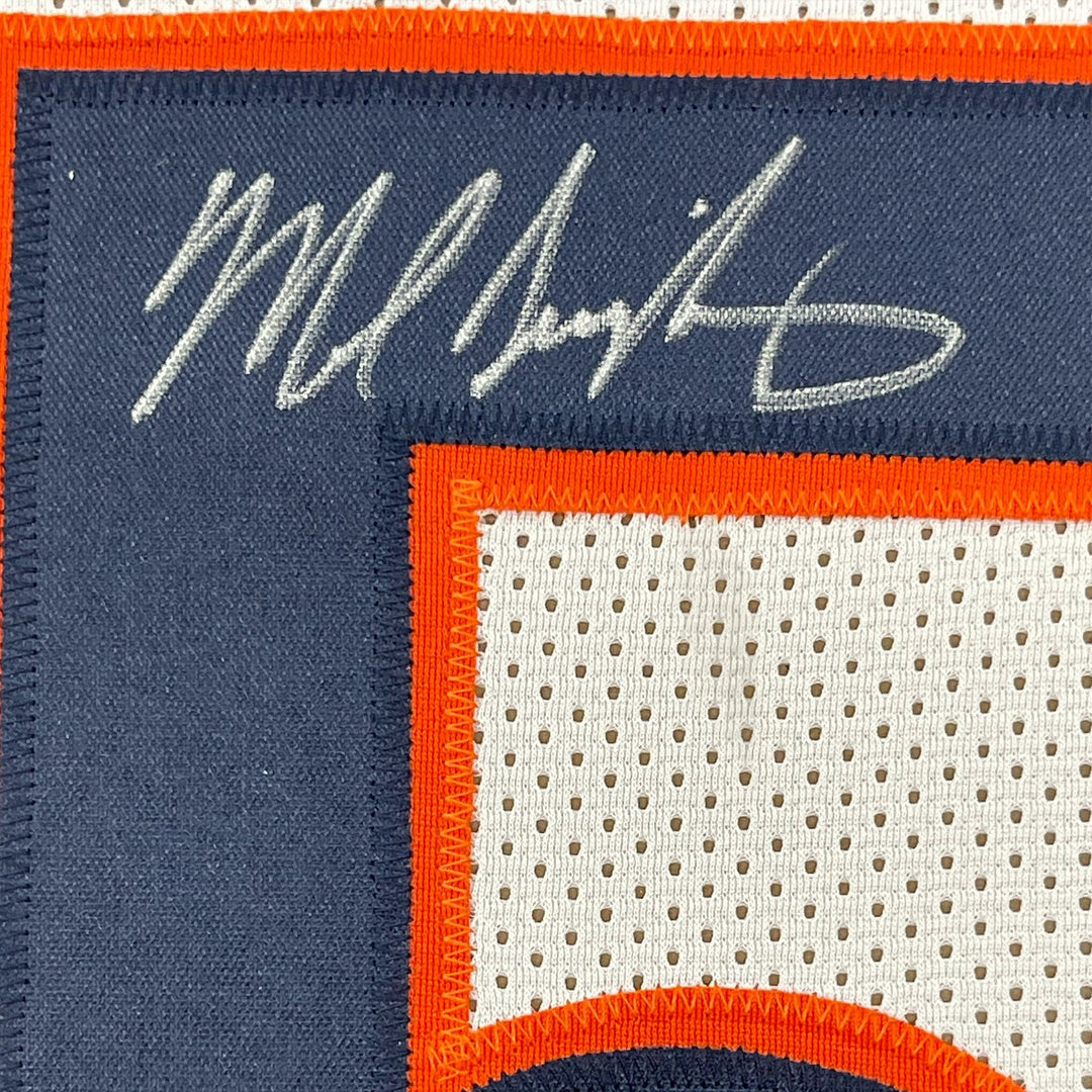 FRAMED Signed MIKE SINGLETARY HOF 35x39 Chicago White Jersey JSA COA
