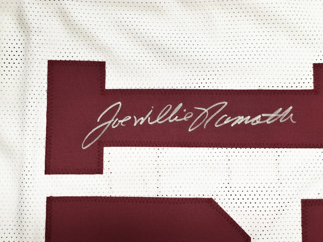 Alabama Crimson Tide Joe Namath Autographed Signed White Jersey "Willie" PSA/DNA