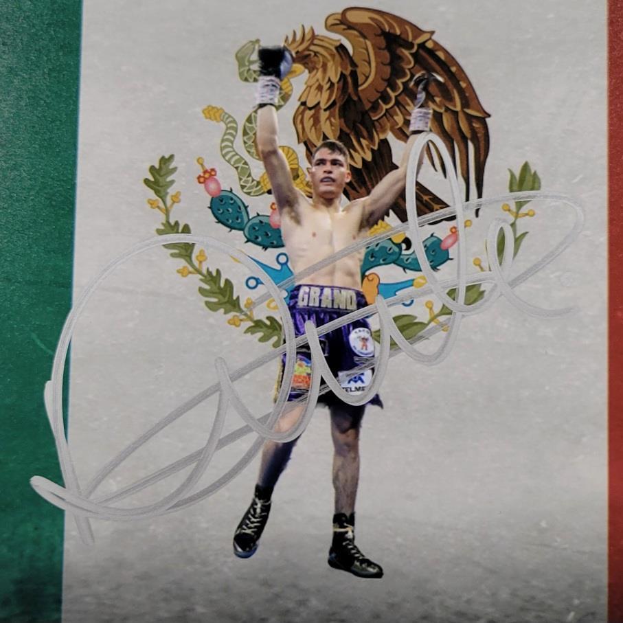 Oscar Duarte signed Mexico 8x10 photo boxing autograph (B) ~ Beckett BAS