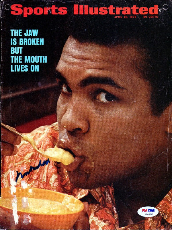 Muhammad Ali Autographed Signed Sports Illustrated Magazine Cover PSA/DNA