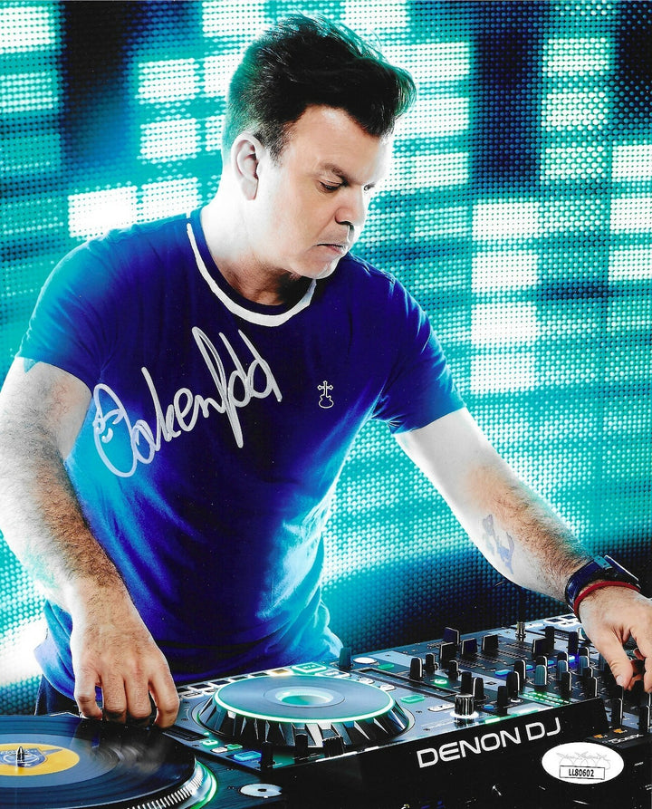 DJ Paul Oakenfold Autographed 8x10 Photo JSA COA Area 51 Dance Party Signed