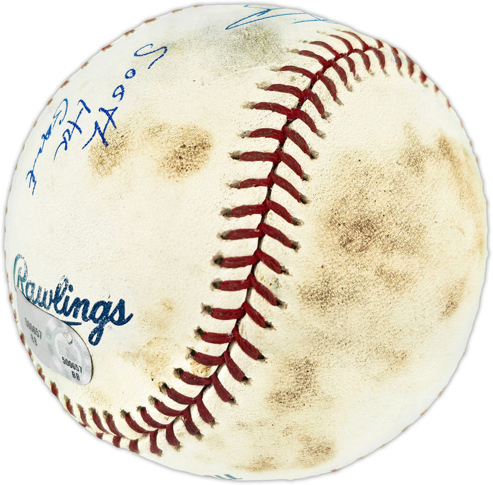 Frank Thomas Auto Signed Game Used 500th Home Run Game Baseball "6/28/07 Beckett