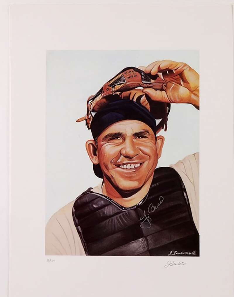 Yogi Berra PSA DNA Signed Limited Edition 13x17 High Quality Litho Photo