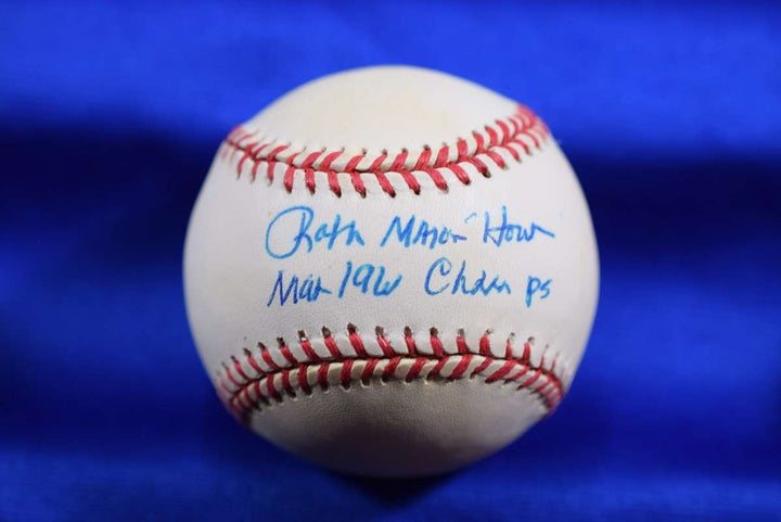 Ralph Major Houk PSA DNA Autograph American League Signed Baseball 1961 Champs