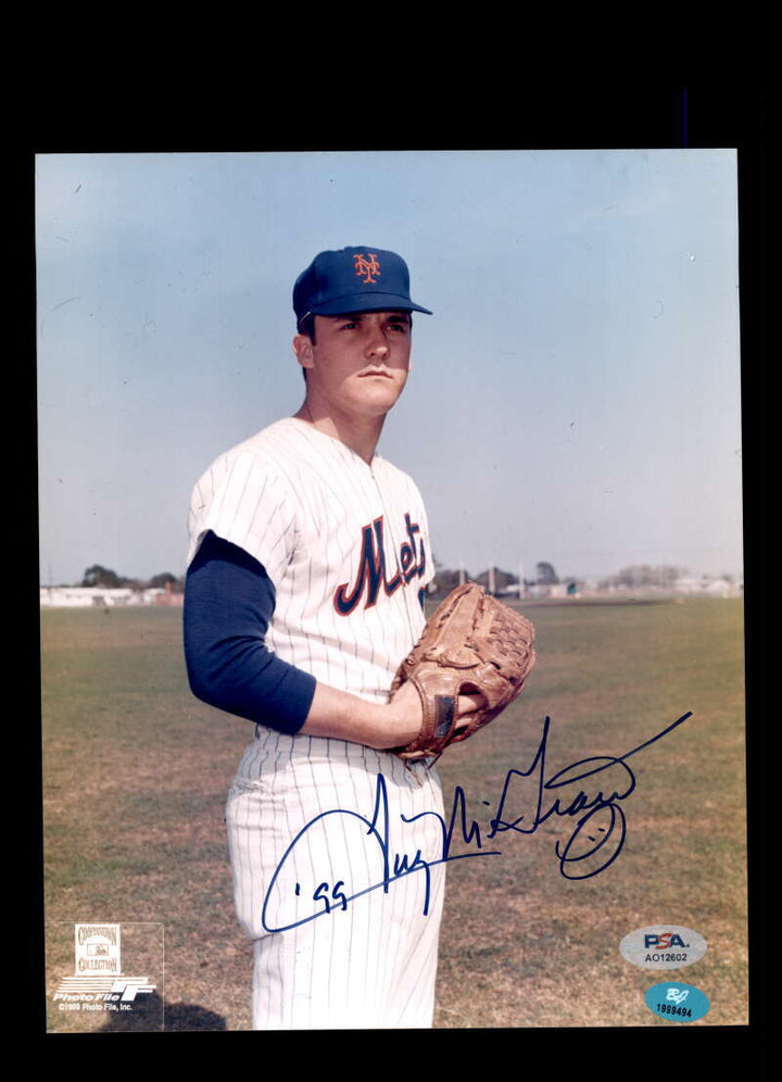 Tug McGraw PSA DNA Signed 8x10 Photo Autographed Mets