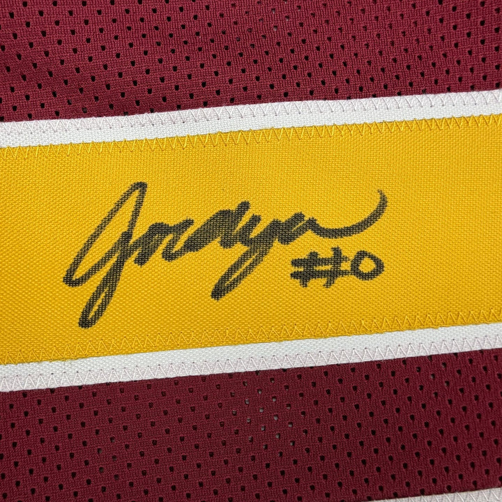 Autographed/Signed Jordyn Tyson Arizona State Maroon Jersey Beckett BAS COA