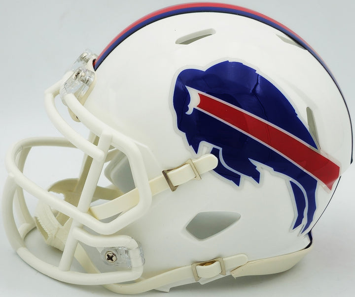 Keon Coleman Signed Buffalo Bills White Speed Mini Helmet Beckett Witness