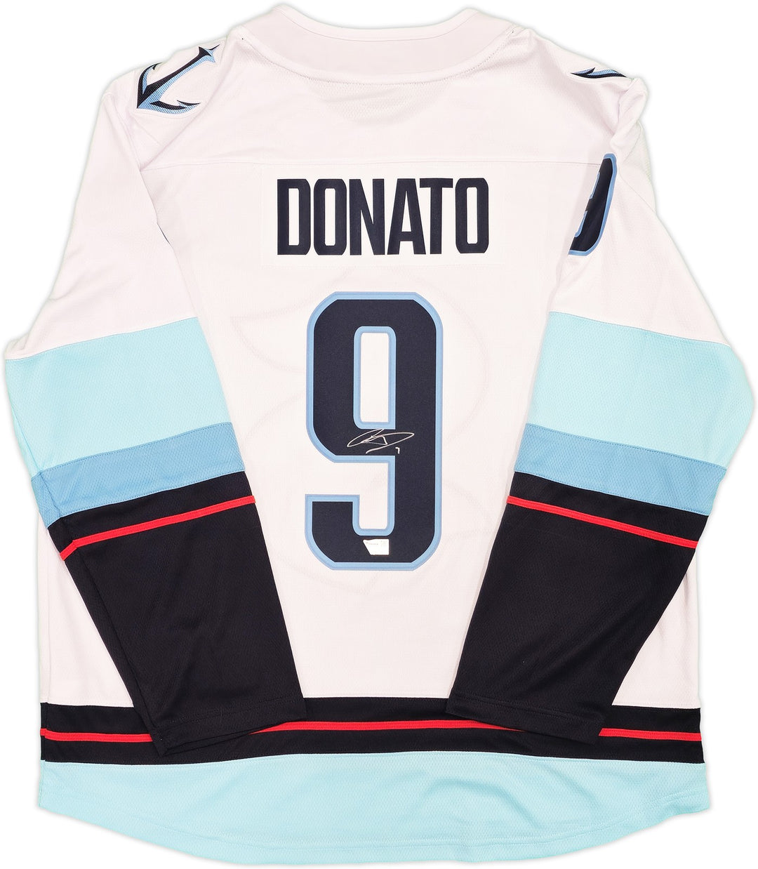 Kraken Ryan Donato Auto White Fanatics Breakaway Jersey XL Inaugural Season