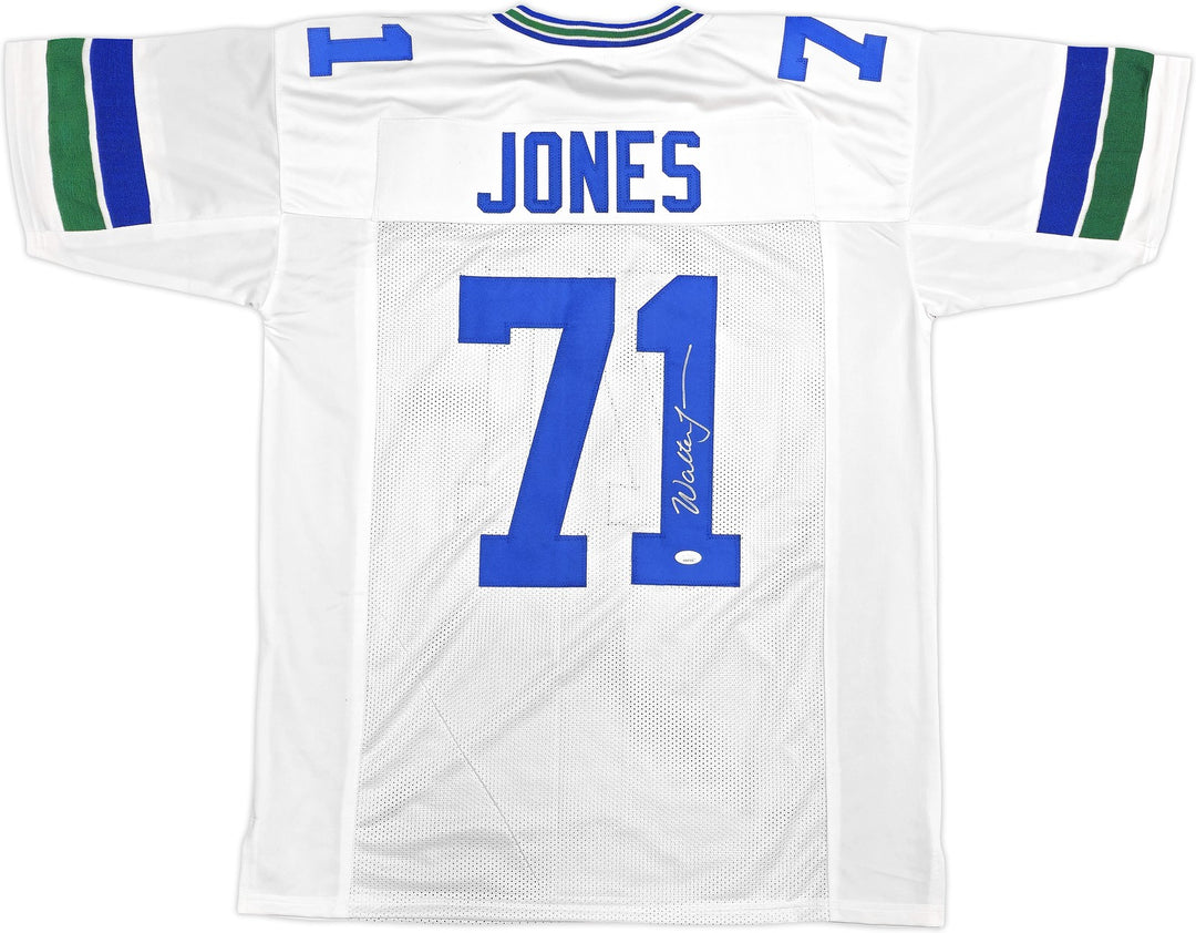 Seattle Seahawks Walter Jones Autographed Signed White Jersey JSA
