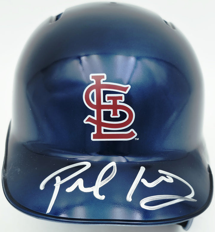 Paul Goldschmidt Auto St. Louis Cardinals Chrome Blue Mini Helmet Fanatics