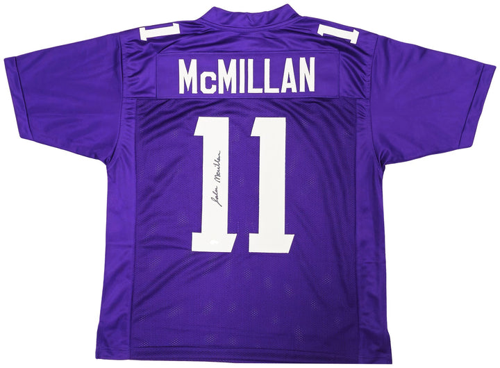 Washington Huskies Jalen McMillan Signed Purple Jersey MCS Holo