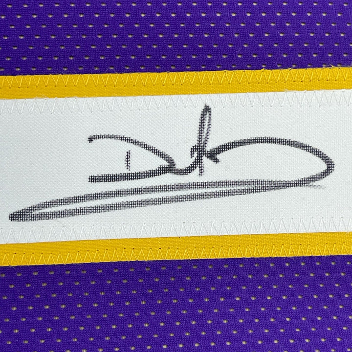 FRAMED Signed DAUNTE CULPEPPER 35x39 Minnesota Purple Jersey JSA COA