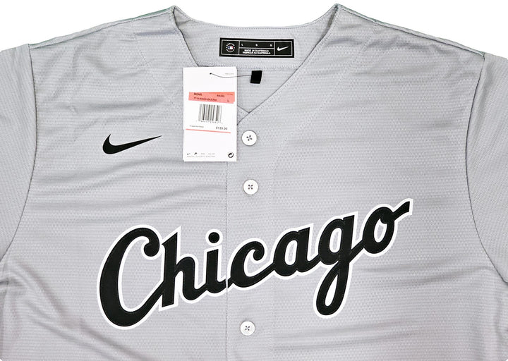 Chicago White Sox Bo Jackson Signed Gray Nike Jersey Size L Beckett Wit