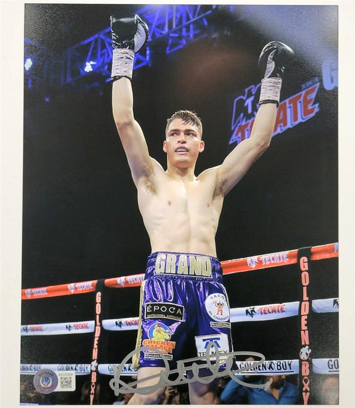 Oscar Duarte signed 8x10 photo boxing autograph (B) ~ Beckett BAS