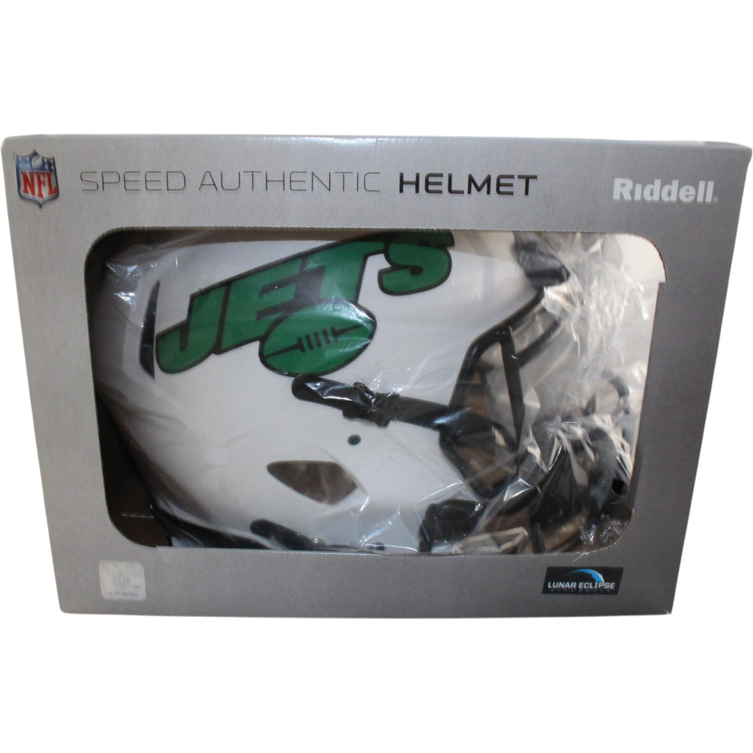 Darrelle Revis Autographed New York Jets Authentic Lunar Helmet Beckett 56469