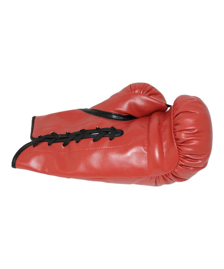 Larry Holmes & Michael Spinks Signed Red Left Boxing Glove Beckett 41184
