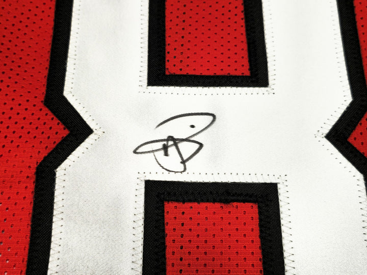 Atlanta Falcons Andre Rison Autographed Signed Red Jersey "84 TD" JSA