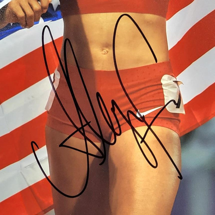 Allyson Felix signed 11x14 Photo USA Olympics Track autograph ~ Beckett BAS